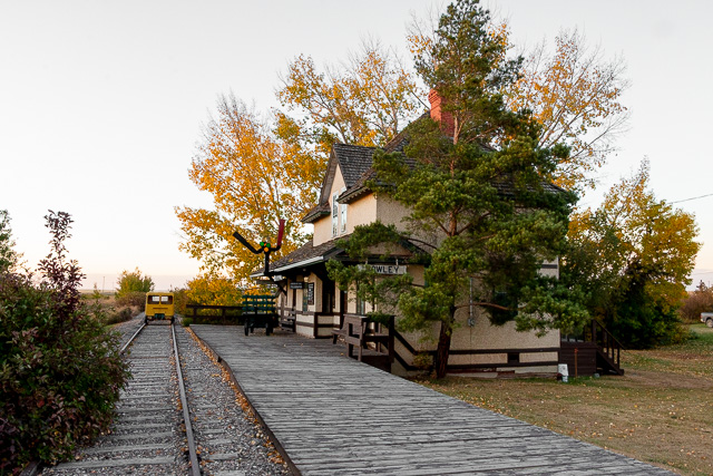 Railway Depot Rowley Alberta