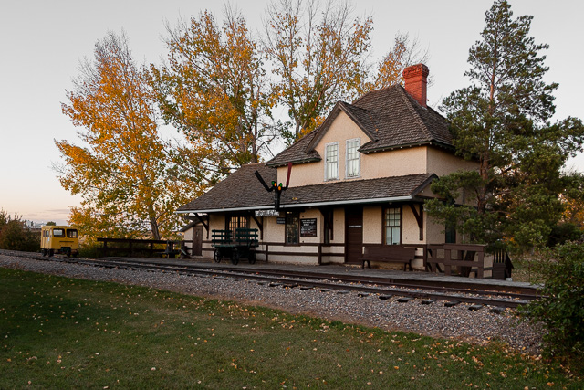 Rowley Alberta Train Station