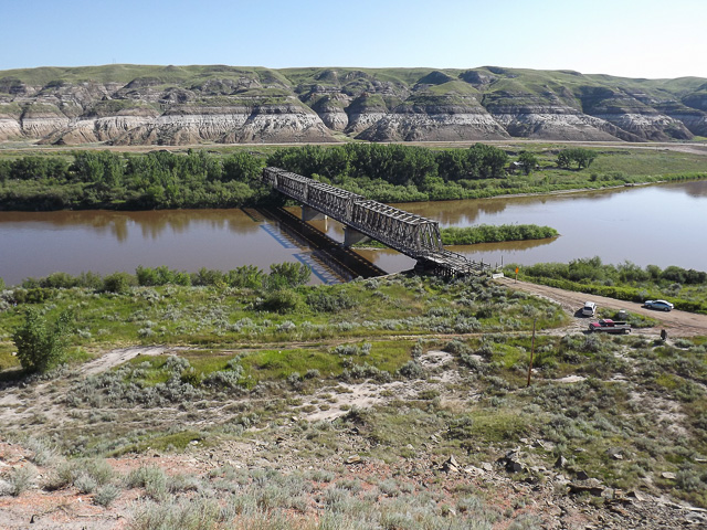 East Coulee Wood Truss Bridge